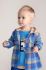 Бавовняна сорочка для немовля Coccodrillo колір блакитний (3233426)