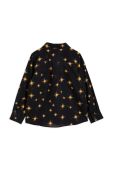 Дитяча бавовняна сорочка Mini Rodini колір чорний Дитяча бавовняна сорочка Mini Rodini колір чорний