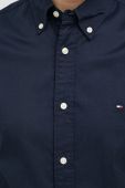 Бавовняна сорочка Tommy Hilfiger чоловіча колір синій regular комір button-down (3052001)