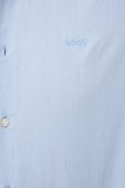 Бавовняна сорочка BOSS BOSS ORANGE чоловіча regular класичний комір колір блакитний (3223730)