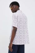 Бавовняна сорочка Lee чоловіча колір рожевий relaxed