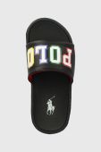 Дитячі шльопанці Polo Ralph Lauren колір чорний (3000172) Дитячі шльопанці Polo Ralph Lauren колір чорний (3000172)