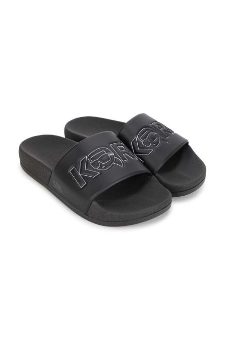 Дитячі шльопанці Karl Lagerfeld колір чорний (3094784) Дитячі шльопанці Karl Lagerfeld колір чорний (3094784)