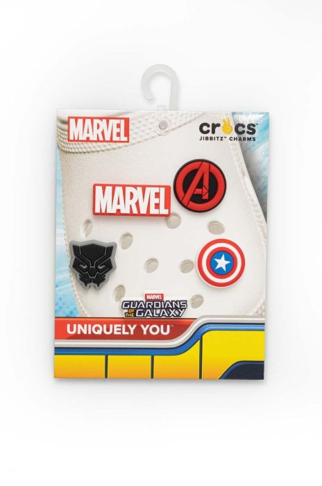 Значки для взуття Crocs x Marvel 5-pack колір барвистий Значки для взуття Crocs x Marvel 5-pack колір барвистий