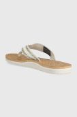 В'єтнамки Tommy Hilfiger TH CORK SANDAL жіночі колір білий на плоскому ходу FW0FW07145