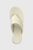 Шкіряні в'єтнамки Tommy Jeans SANDAL PADDED жіночі колір бежевий на платформі EN0EN02075 Шкіряні в'єтнамки Tommy Jeans SANDAL PADDED жіночі колір бежевий на платформі EN0EN02075