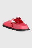 Шльопанці Tommy Jeans FANCY SANDAL жіночі колір рожевий EN0EN02136