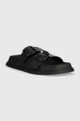 Шльопанці Tommy Jeans FANCY SANDAL жіночі колір чорний EN0EN02136