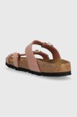 Замшеві шльопанці Birkenstock Mayari SFB жіночі колір рожевий 1024049 1024049-OldRose