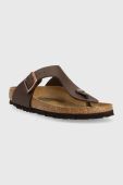 В'єтнамки Birkenstock RAMSES жіночі колір коричневий на плоскому ходу 44703 44703-darkbrown