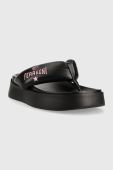 В'єтнамки Chiara Ferragni CF3149 жіночі колір чорний на платформі CF PLATFORM FLIP FLOP В'єтнамки Chiara Ferragni CF3149 жіночі колір чорний на платформі CF PLATFORM FLIP FLOP