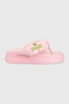 В'єтнамки Chiara Ferragni CF3149_012 жіночі колір рожевий на платформі CF PLATFORM FLIP FLOP В'єтнамки Chiara Ferragni CF3149_012 жіночі колір рожевий на платформі CF PLATFORM FLIP FLOP