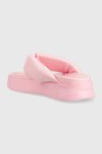 В'єтнамки Chiara Ferragni CF3149_012 жіночі колір рожевий на платформі CF PLATFORM FLIP FLOP