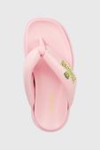 В'єтнамки Chiara Ferragni CF3149_012 жіночі колір рожевий на платформі CF PLATFORM FLIP FLOP