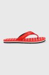 В'єтнамки Tommy Hilfiger TOMMY ESSENTIAL ROPE SANDAL жіночі колір червоний на плоскому ходу FW0FW07142 В'єтнамки Tommy Hilfiger TOMMY ESSENTIAL ROPE SANDAL жіночі колір червоний на плоскому ходу FW0FW07142