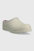 Шльопанці Hunter Womens Play Clog жіночі колір сірий на платформі WFF1002RMA