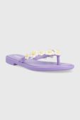 В'єтнамки Melissa MELISSA FLIP FLOP SPRING AD жіночі колір фіолетовий на плоскому ходу M.33715.AL242