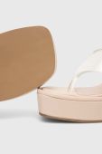 В'єтнамки Steve Madden Jilly жіночі колір бежевий каблук блок SM11002475 В'єтнамки Steve Madden Jilly жіночі колір бежевий каблук блок SM11002475