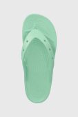 В'єтнамки Crocs Classic Platform Flip жіночі колір бірюзовий на платформі 207714 207714.3UG-3UG