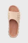 Шльопанці Crocs ECHO SLIDE жіночі колір рожевий на платформі 208170 208170.6TY-6TY Шльопанці Crocs ECHO SLIDE жіночі колір рожевий на платформі 208170 208170.6TY-6TY