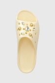 Шльопанці Crocs Classic Platform Crystals Perls Slide жіночі колір бежевий на платформі 208388 Шльопанці Crocs Classic Platform Crystals Perls Slide жіночі колір бежевий на платформі 208388
