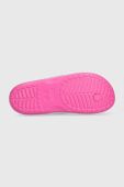 В'єтнамки Crocs Classic Flip жіночі колір рожевий на плоскому ходу 207713 207713.6UB-6UB В'єтнамки Crocs Classic Flip жіночі колір рожевий на плоскому ходу 207713 207713.6UB-6UB