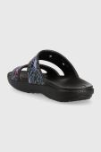 Шльопанці Crocs Classic Butterfly Sandal жіночі колір чорний 208246 208246.0C4-0C4