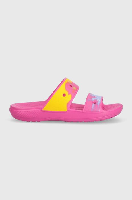 Шльопанці Crocs Classic Ombre Sandal жіночі колір рожевий 208282