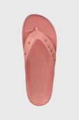 В'єтнамки Crocs Baya Platform Flip жіночі колір рожевий на платформі 208395 В'єтнамки Crocs Baya Platform Flip жіночі колір рожевий на платформі 208395