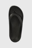 В'єтнамки Crocs Mellow Slide жіночі колір чорний на плоскому ходу 208437 В'єтнамки Crocs Mellow Slide жіночі колір чорний на плоскому ходу 208437