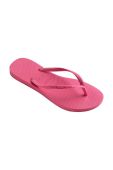 В'єтнамки Havaianas SLIM жіночі колір рожевий на плоскому ходу 4000030.1766 В'єтнамки Havaianas SLIM жіночі колір рожевий на плоскому ходу 4000030.1766