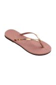 В'єтнамки Havaianas YOU METALLIC жіночі колір рожевий на плоскому ходу 4135102.3544