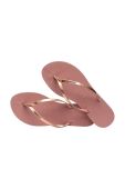 В'єтнамки Havaianas YOU METALLIC жіночі колір рожевий на плоскому ходу 4135102.3544