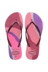 В'єтнамки Havaianas SLIM PALETTE жіночі колір рожевий на плоскому ходу 4145766.1750 В'єтнамки Havaianas SLIM PALETTE жіночі колір рожевий на плоскому ходу 4145766.1750
