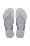 В'єтнамки Havaianas SLIM SPARKLE II жіночі колір сірий на плоскому ходу 4146937.3498 В'єтнамки Havaianas SLIM SPARKLE II жіночі колір сірий на плоскому ходу 4146937.3498