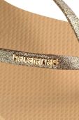 В'єтнамки Havaianas YOU GLITTER жіночі колір золотий на плоскому ходу 4148041.0570