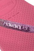 В'єтнамки Havaianas SQUARE GLITTER жіночі колір рожевий на плоскому ходу 4148102.1750 В'єтнамки Havaianas SQUARE GLITTER жіночі колір рожевий на плоскому ходу 4148102.1750