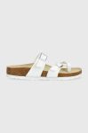 В'єтнамки Birkenstock жіночі колір білий на платформі 0071053-white В'єтнамки Birkenstock жіночі колір білий на платформі 0071053-white