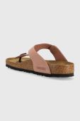 Замшеві в'єтнамки Birkenstock жіночі колір рожевий на плоскому ходу 1024024-lpink