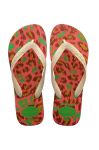 В'єтнамки Havaianas Top Animals жіночі колір зелений на плоскому ходу 4132920 2715 В'єтнамки Havaianas Top Animals жіночі колір зелений на плоскому ходу 4132920 2715