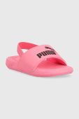 Дитячі сандалі Puma Cool Cat 2.0 Backstrap AC Inf колір рожевий