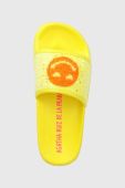 Дитячі шльопанці Agatha Ruiz de la Prada колір жовтий Дитячі шльопанці Agatha Ruiz de la Prada колір жовтий