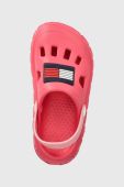 Дитячі шльопанці Tommy Hilfiger колір рожевий (3073920)