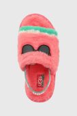 Дитячі тапочки UGG колір рожевий Дитячі тапочки UGG колір рожевий