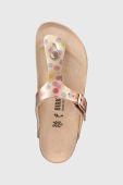 Дитячі в'єтнамки Birkenstock Gizeh колір золотий (3056733) Дитячі в'єтнамки Birkenstock Gizeh колір золотий (3056733)