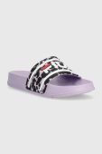 Дитячі шльопанці Fila FFT0068 MORRO BAY P slipper колір фіолетовий China Дитячі шльопанці Fila FFT0068 MORRO BAY P slipper колір фіолетовий China