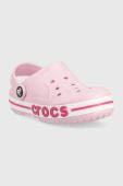 Дитячі шльопанці Crocs колір рожевий (3175806)