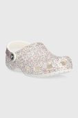 Дитячі шльопанці Crocs CLASSIC SPRINKLE GLITTER колір барвистий (3339821)
