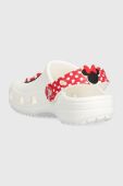 Дитячі шльопанці Crocs CLASSIC DISNEY MINNIE MOUSE колір білий Дитячі шльопанці Crocs CLASSIC DISNEY MINNIE MOUSE колір білий