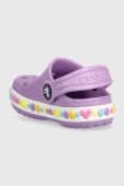 Дитячі шльопанці Crocs колір фіолетовий (3073949)